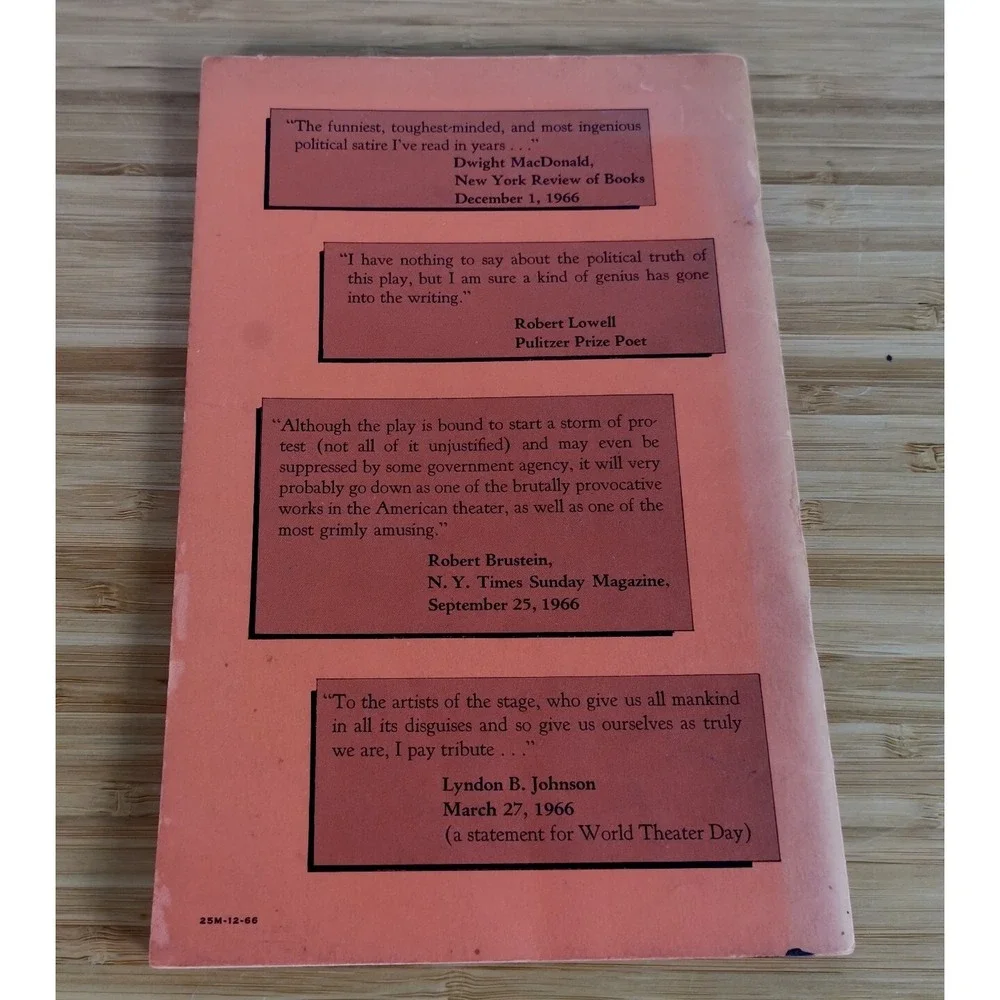 VINTAGE Mac Bird Play Screenplay Mac Bird 1966 Barbara Garson Berkeley Social
